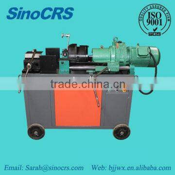 Steel rebar building easy run thread making machine for construction project