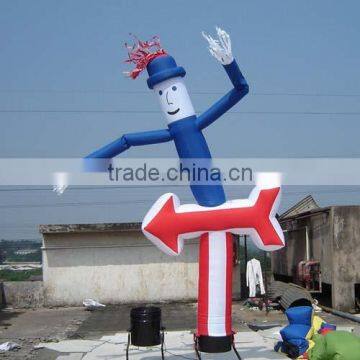 Top quality custom cheap Print inflatable dancing man air dancer