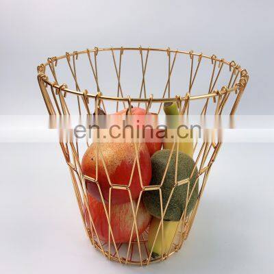 Wholesale Cheap Living Room Modern Simple Kitchen Storage Organizer Folding Fruit Basket photo-2