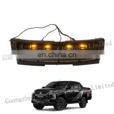 car led front grille for triton l200 2019 auto front grill with grille lights