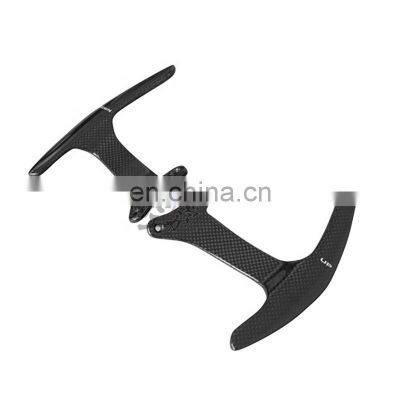 Auto Body Parts 3K Real Carbon Fiber Car interior shift paddles for ferr 488