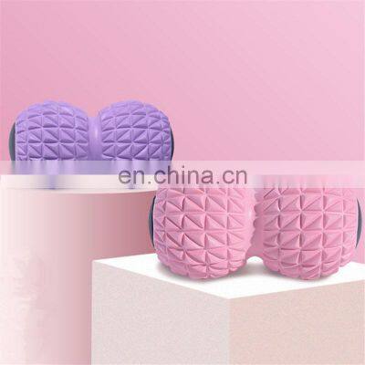 Wholesale High Quality PVC Peanut Shape Soft Thorn Fascia Ball Fitness Yoga Massage Peanut Massage Ball photo-5
