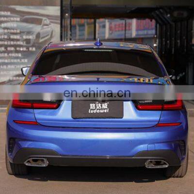 G20 Spoiler M3 Style Carbon Fiber Look Tail Wing Spoiler For Bmw 3 Series G20 Rear Spoiler 2020+ photo-3