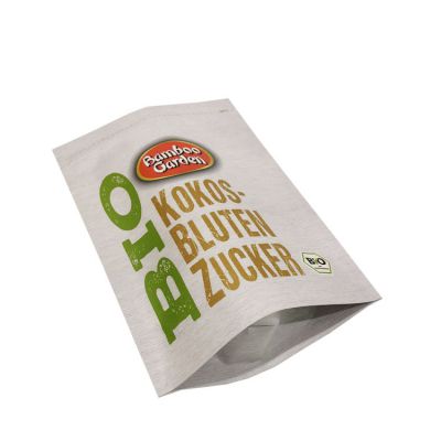 Brown paper organic chia seed packaging bag