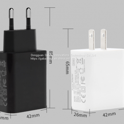 Mobile Phone Chargers, QC3.0 + PD Type C Accessories EU/US Travel Adapter OEM Service photo-2