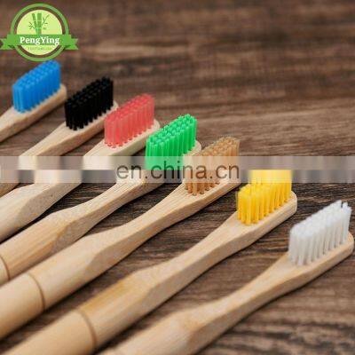 Eco Friendly Custom Natural soft Bamboo Toothbrush