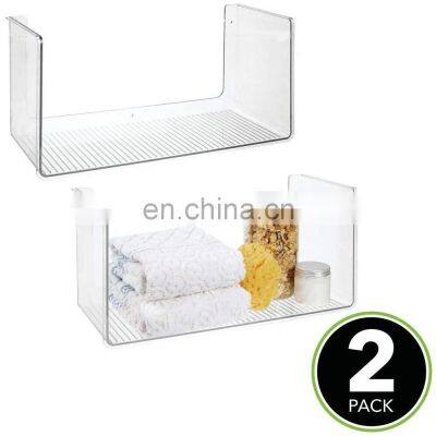 Acrylic Wall Mount Towel Organizer Shelf for Kitchen, Bathroom,Bedroom