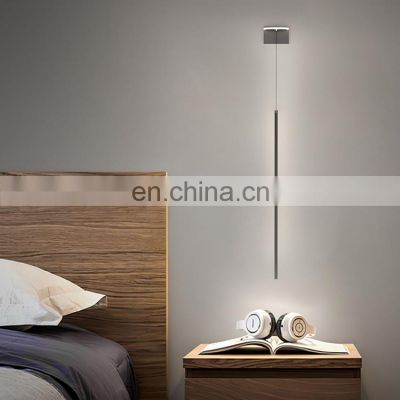 New Design Indoor Decoration Black Aluminum Acrylic Bedroom Living Room Modern LED Wall Sconce