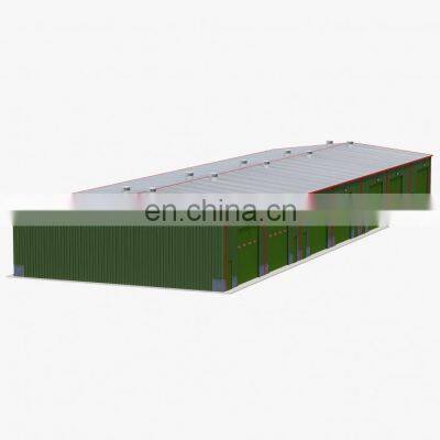 Prefabricated Steel Structure Warehouse Steel Building With PU Sandwich Panel