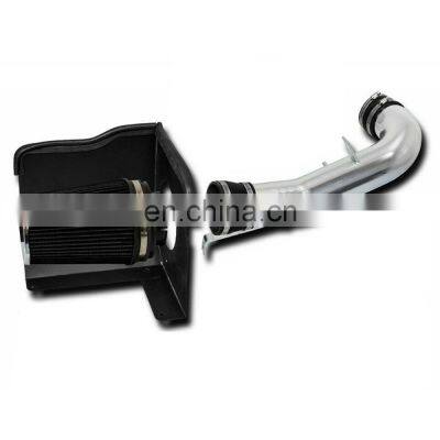 AOSU Air Intake Black + Heat Shield For 09-13 Chevy Silverado 1500 V8 4.8L 5.3L