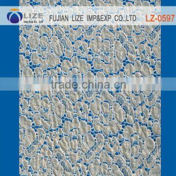 Viscose cotton blend and Lace Fabric Decoration Scalloped Lace Fabric Cotton Lace