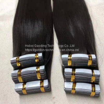 Wholesaler of Natrual Color Long Straight Tape Human Hair Extension