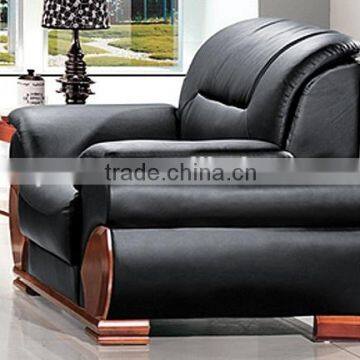 Oupusen 1 1 3 Black Home Wooden Sofa Set photo-4
