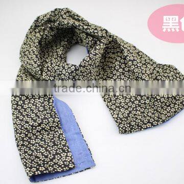 C58503S Kids Baby Winter Scarf Floral Printed Cotton Soft Scarf photo-2