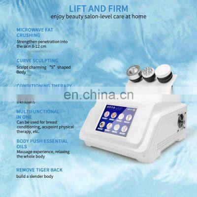 3 IN 1 Body Shaping Machine Microwave+Microcurrent+Vacuum Negative Pressure Weight Loss Device Body Physiotherapy Massage photo-2