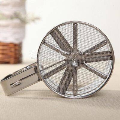 Stainless Steel Hand Powder Shaker Cup Flour Sieve Sugar Flour Wire Filter Vibrating Sifter Strainer photo-3