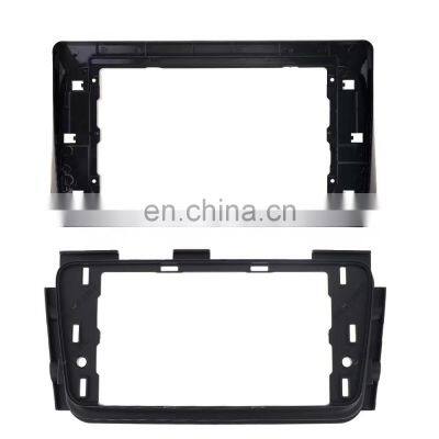 10' UV Black Car Radio Frame For 2017-2019 Kicks Micra GPS DVD Navigation Dash Kits With Power Cable