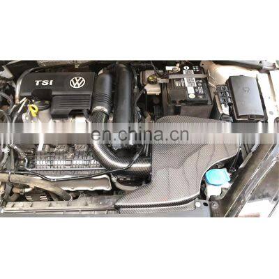 China Market Best Quality Dry Carbon Fiber Cold Air Filter Intake System Kit For AUDI A3 VW Golf MK7 1.4T