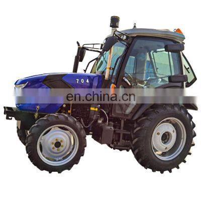 New agricultural Cheap Low fuel consumption diesel-powered four-wheel drive 70hp agricultural field cultivator tractor