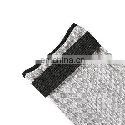 Safety Arm Protection Knit Sleeves Slash Resistant Sleeves With Thumb Slot Steel Wire Protective Arm Guards A4 Level photo-4