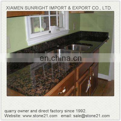 Prefab Kitchen Polished New Granite Countertop photo-3