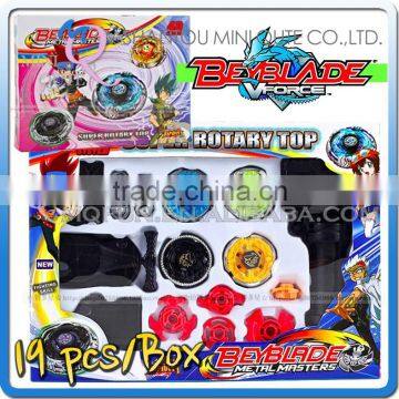 Mini Qute 19pcs/lot free shipping beyblade classic toy spinning top peg-top learning & education toys for boys NO.MQ 130