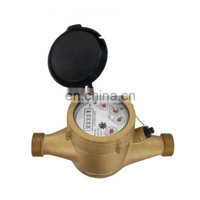 Single-jet brass body water meter body spare parts