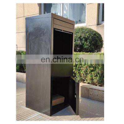Galvanized Mount Locking Mail And Parcel Drop Box Delivery Box