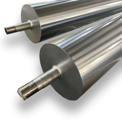China custom made steel roller for packaging machine