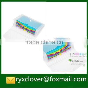 Plastic Clear Cover Expandable Handle Folder With 12 Pockets photo-4