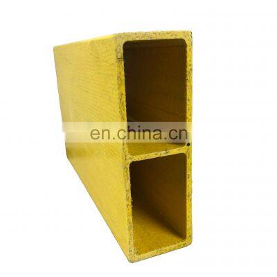 FRP Pultrusion Fiberglass Profile  Fiberglass Rectangular Hollow Square Tube  Section