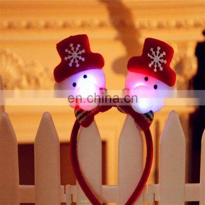 LED Flashing Headband Light Up Hair Band For Christmas Snowman Bear Santa Claus Elk Headbands Christmas Gift photo-5