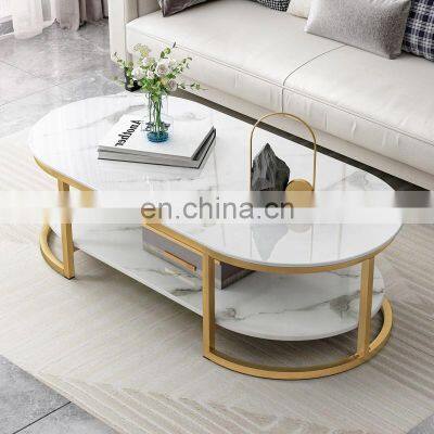 Luxury coffee tables living room center table living room furniture modern salon furniture guest tea table