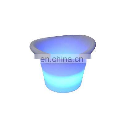 nightclub bars restaurant wine cooler box Waterproof with Colors Changing Glowing Plastic led ice buckets custom large