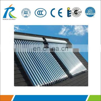 Factory directly evacuated tube solar collector for sale