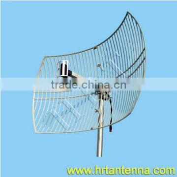 2300 ~ 2700MHz 24dBi Wideband Outdoor Directional Point To Point Grid Parabolic Antenna TDJ-2327SP9