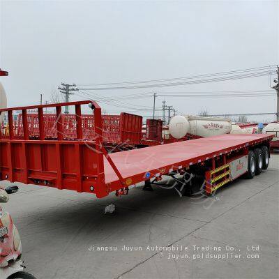 Flat Container Semi-trailer Export Semi-trailer Export Low Flat Semi-trailer photo-2