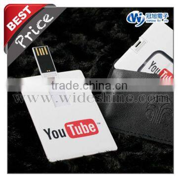 Gift card size usb flash drives