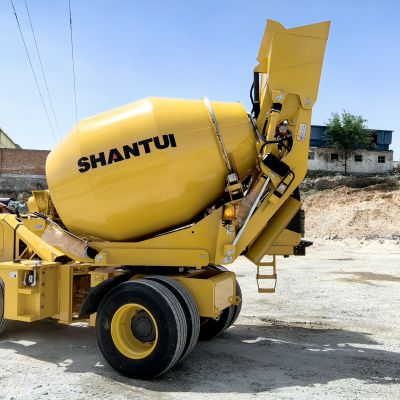 Shantui Janeoo Machinery Self-feeding Concrete Mixer Truck 3m³