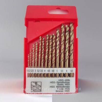 A Set of 13 HSS Drill Bits 1.5mm-6.5mm Round Shank Straight Spiral Drill Bits, Suitable for Steel, Stainless Steel, Hard Metal, Plastic, Wood, Etc photo-4
