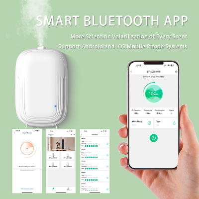 Consistent Quality Wall Mount Scent Toilet Deodorizing Air Purifier 150ml Essential Oil CE FCC RoHS Aroma Diffuser photo-3