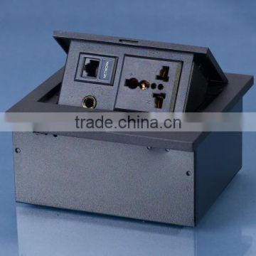 2016 China factory conferance table hidden power socket with RJ11 outlet