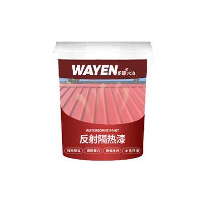 W-7000 Eco-friednly Reflective Thermal Insulation Paint Weather Resistance Steel Roof Cooling High Adhesion Waterborne Reflective Paint