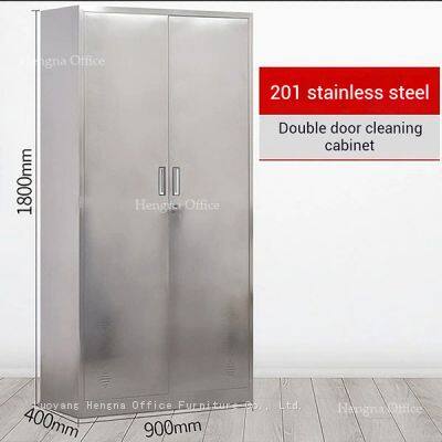 Armario de almacenamiento para servicios de limpieza de puerta simple/doble personalizable | Organizador de trapos y cubos con cerradura antirrobo - Perfecto para la gestión de instalaciones