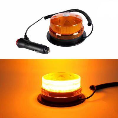 Световой индикатор-стробоскоп накручивания синего цвета с ВСВ для аварийных грузовиков, 24В, магнитные сигнальные огни