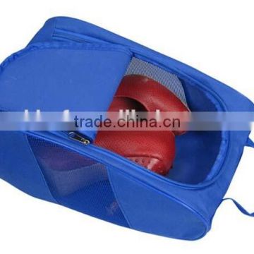 Ladies blue portable shoe bag