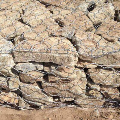 Hot-Dip Galvanized Gabion Box 80*100mm Mesh Size With 2.7mm Wire Diameter photo-4