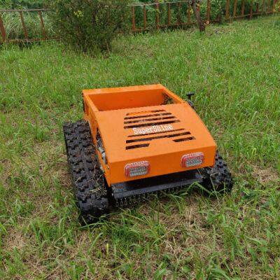Hybrid Cordless 550mm Cutting Width 4Km/H Speed of Travel Wireless Radio Control Lawn Cutting Brush Mower