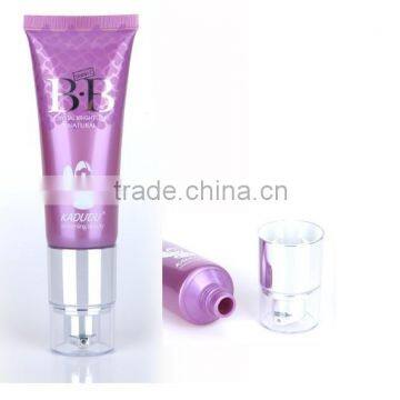 flexible tube with airless pump cap for BB&CC cream