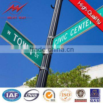 6-12m led light Traffic Light Pole with single arm